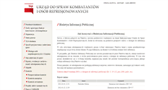 Desktop Screenshot of bip.udskior.gov.pl